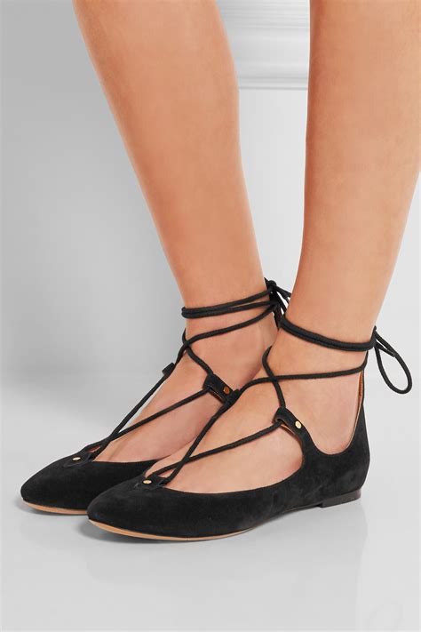 chloe ballet shoes|chloe ballet flats lace.